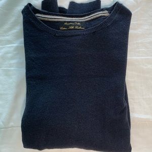Masso Dutti crew neck with elbow patch